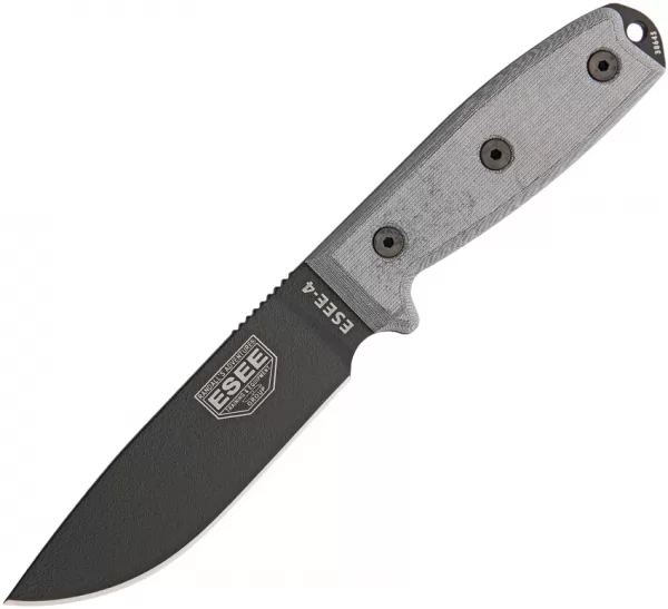 ESEE Model 4 Carbon Steel Plain knives ES4PB
