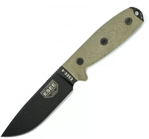 ESEE Model 4 3D Fixed Blade Canvas knives ES4PB017