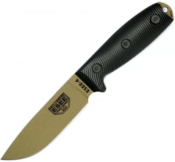 ESEE Model 4 3D Fixed Blade DE knives ES4PDE001