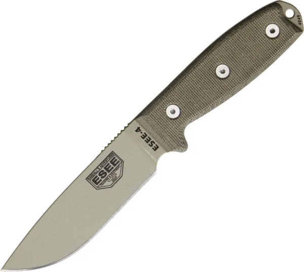 ESEE Model 4 Plain Edge knives ES4PMBDT