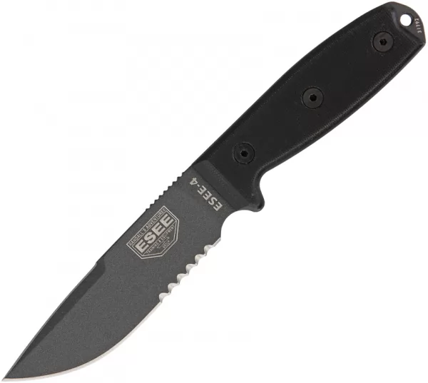 ESEE Model 4 Serrated Tactical knives ES4SCPTGB