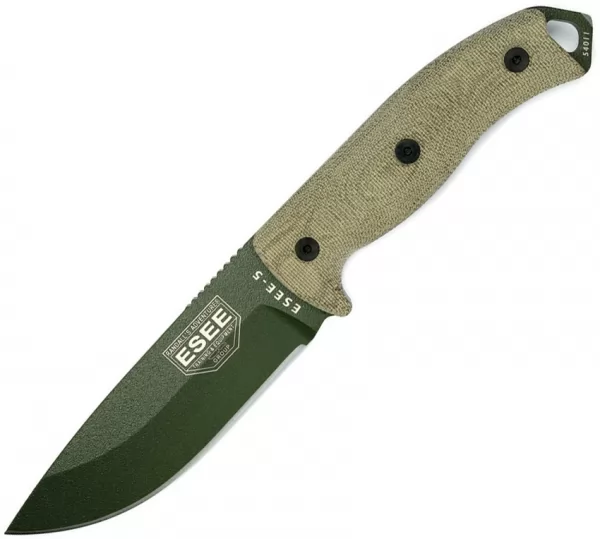 ESEE Model 5 Fixed Blade Canvas knives ES5POD0017