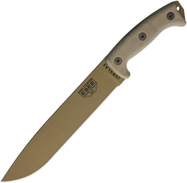 ESEE Junglas Dark Earth knives ESJUNGLASDE