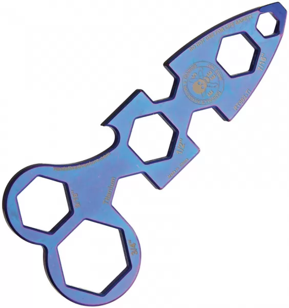 ESEE WRAT Wrench Titanium Blue knives ESRT002TI