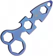 ESEE WRAT Wrench Titanium Blue - ESRT002TI