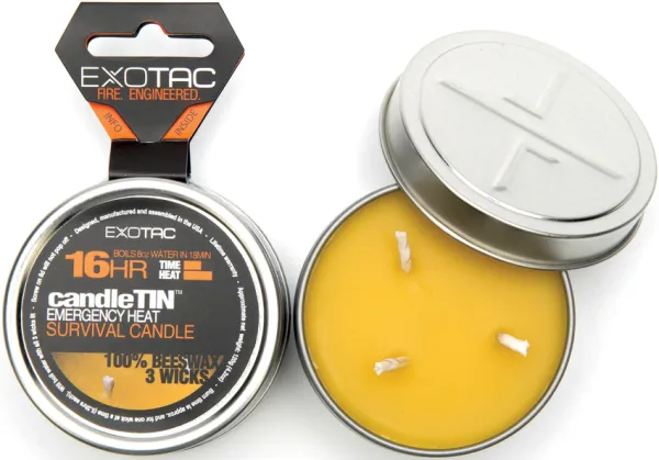 Exotac candleTIN Emergency… outdoor gear ET2120HOT