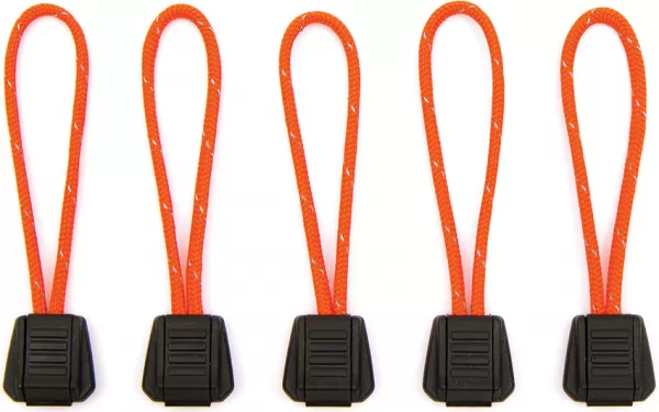 Exotac Tinderzip Zipper Pull Orange outdoor gear ET9000ORG