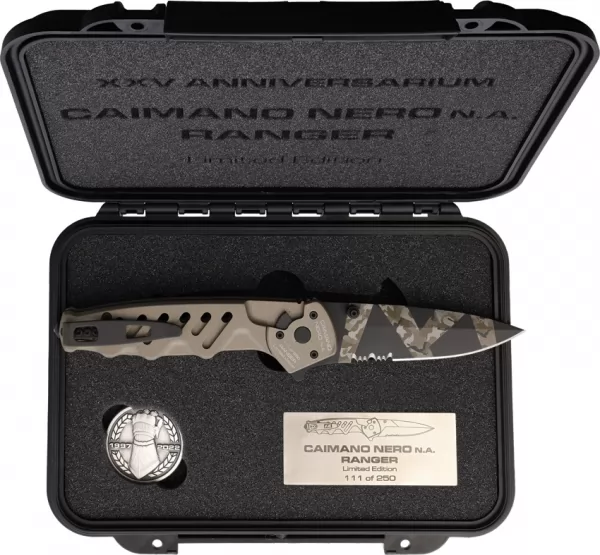 Extrema Ratio Caimano Nero Anniversary LE knives EX0166BWTM