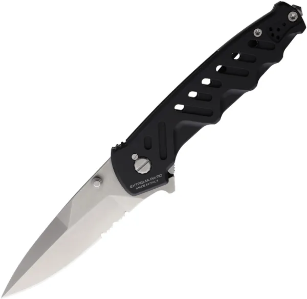 Extrema Ratio Caimano Nero N.A. Linerlock knives EX0166SATBLK