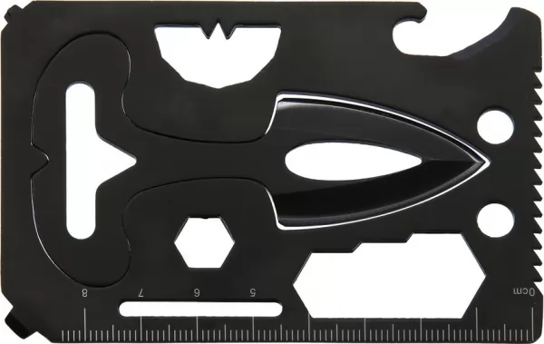 Explorer Credit Card Survival Tool Blk outdoor gear EXP63
