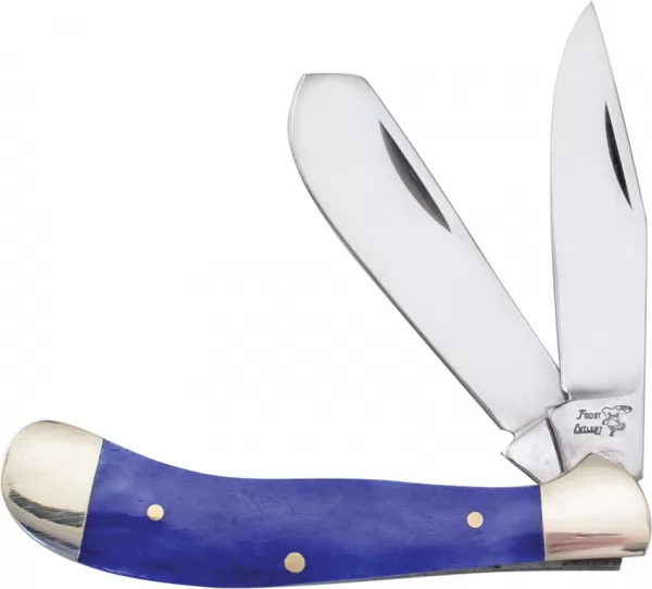 Frost Cutlery Little Saddlehorn Blue knives F14096BLSB