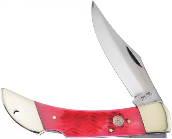 Frost Cutlery Lockback Hunter Red Pick Bone knives F14127RPB