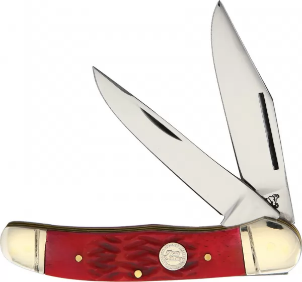 Frost Cutlery Folding Hunter Red Bone knives F14232RJB