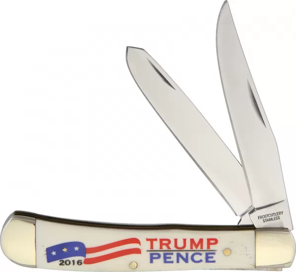 Frost Cutlery Trump Pence Trapper knives F14312T