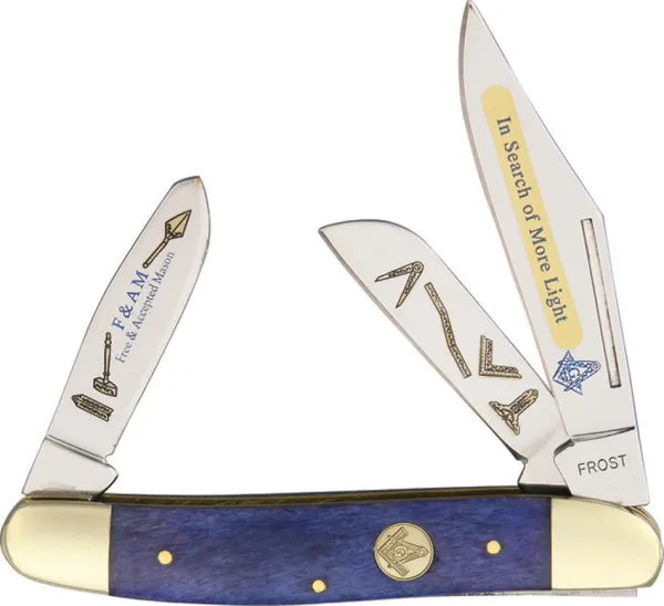 Frost Cutlery Masonic Wrangler knives F14797MAS2