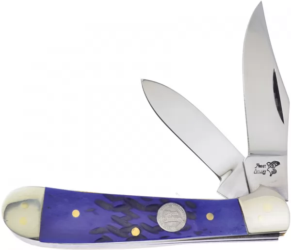 Frost Cutlery Copperhead Blue Pick Bone knives F14950BLPB