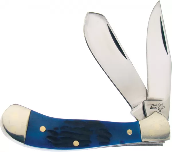 Frost Cutlery Baby Saddlehorn Blue Bone knives F14972BLPB