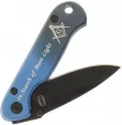 Frost Cutlery Masonic Bandit Linerlock Blue - F16818MAS