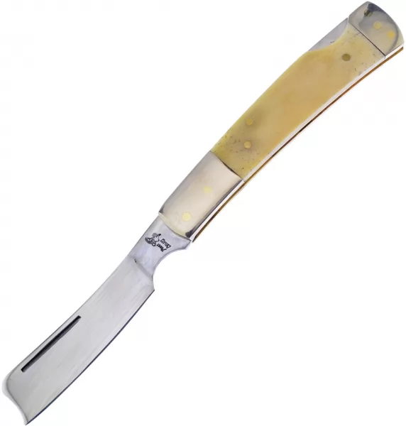 Frost Cutlery Razor Lockback White Bone knives F17150WSB