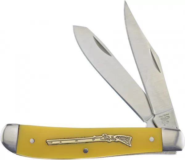 Frost Cutlery Trapper Yellow knives F18243Y