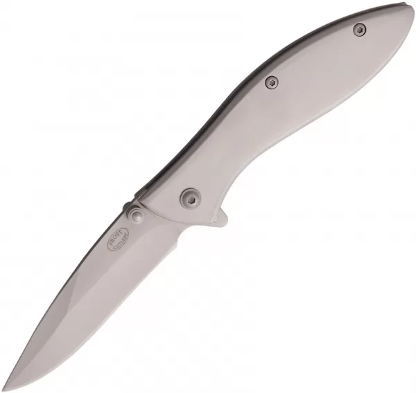 Frost Cutlery Silver Smoke Linerlock A-O knives F18457SS