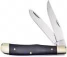 Frost Cutlery Trapper Black Smooth Bone - F18812BSB