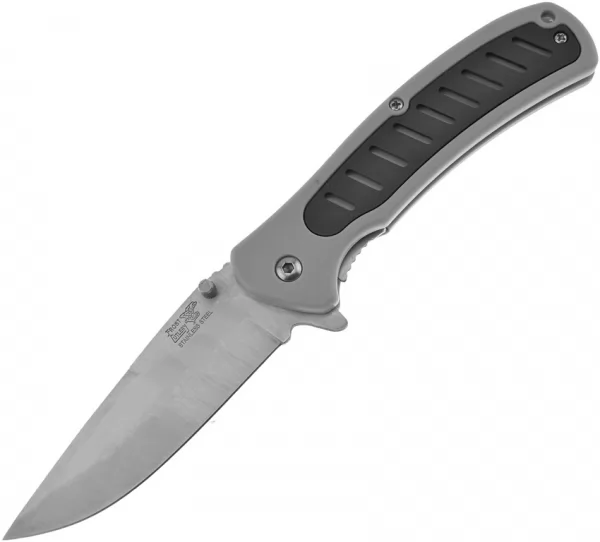 Frost Cutlery Linerlock Black-Gray Nylon knives F19216GRY