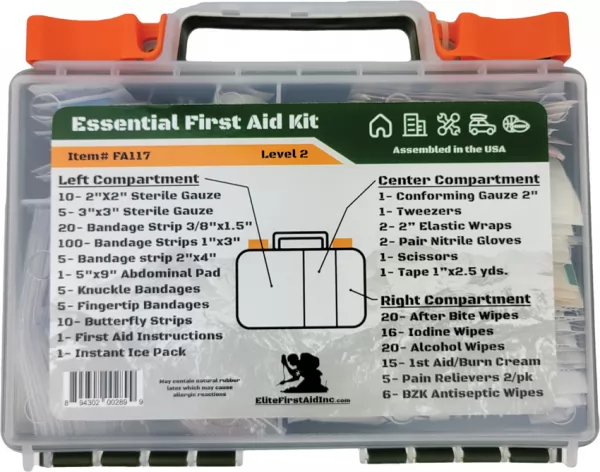 Elite First Aid Essentials First Aid Kit FA117