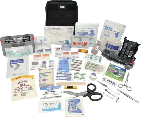 Elite First Aid GP IFAK Black - First Aid Kit FA185B