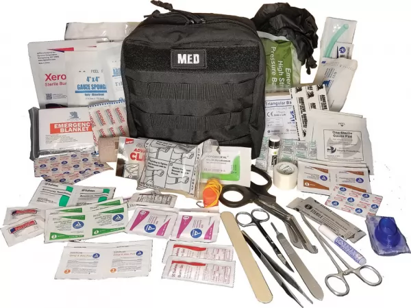 Elite First Aid GP IFAK Level 2 Kit Black FA185BK