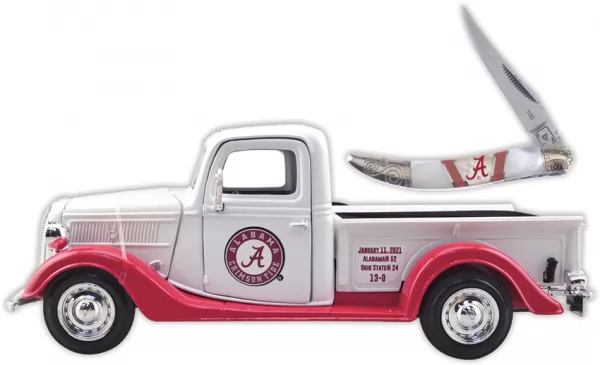 Frost Cutlery Alabama Ford Truck knives FAL20PU37R