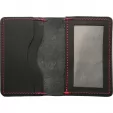 Flagrant Beard Wallet Black Red Stitched FB3602BK