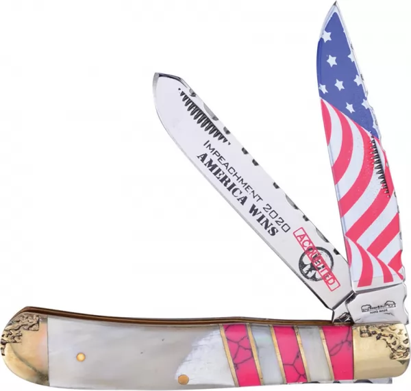 Frost Cutlery Trump Trapper knives FBB108OXRPT