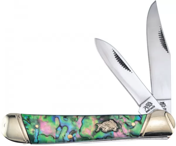 Frost Cutlery Copperhead Abalone knives FBDG027AB