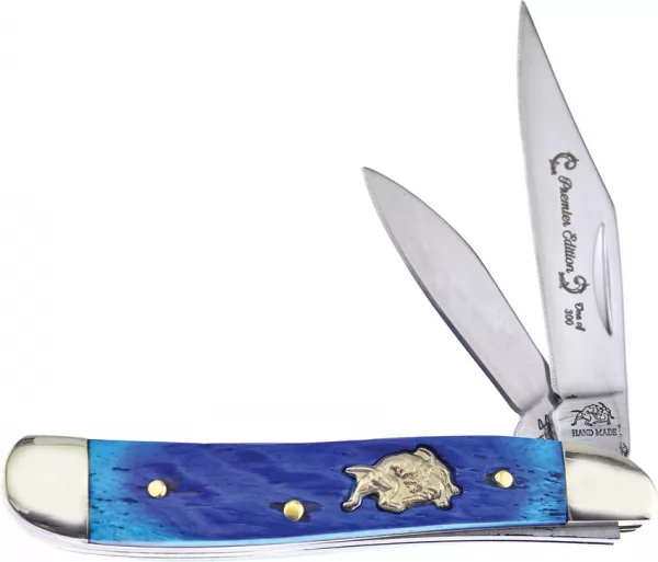 Frost Cutlery Peanut Blue Jig Bone knives FBDG107DBJB