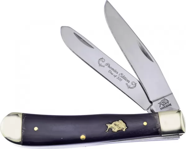 Frost Cutlery Trapper Buffalo Horn knives FBDG108CBH