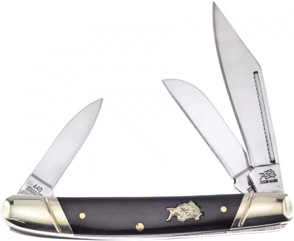 Frost Cutlery Wrangler Buffalo Horn knives FBDG112BH