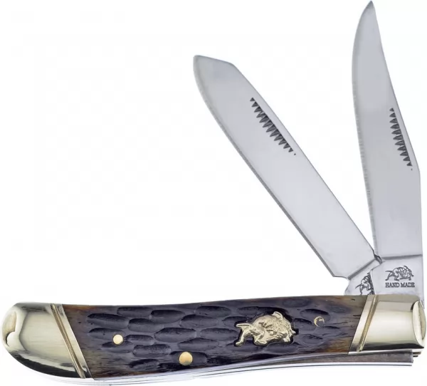 Frost Cutlery Little Trapper Antique Green knives FBDG126AGB