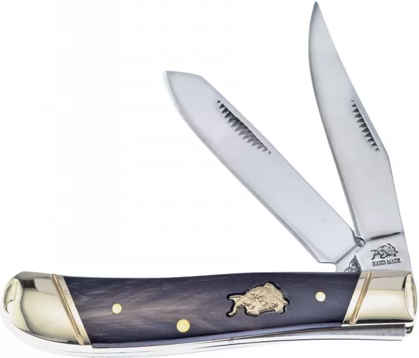 Frost Cutlery Little Trapper Buffalo Horn knives FBDG126BH