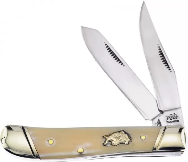 Frost Cutlery Little Trapper Ox Horn knives FBDG126OX
