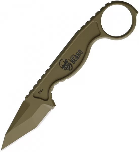 Flagrant Beard Havoc Neck Knife Coyote FBF2499