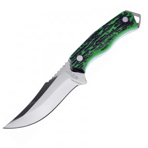 Frost Cutlery Skinner Green Delrin knives FBKH017STAG