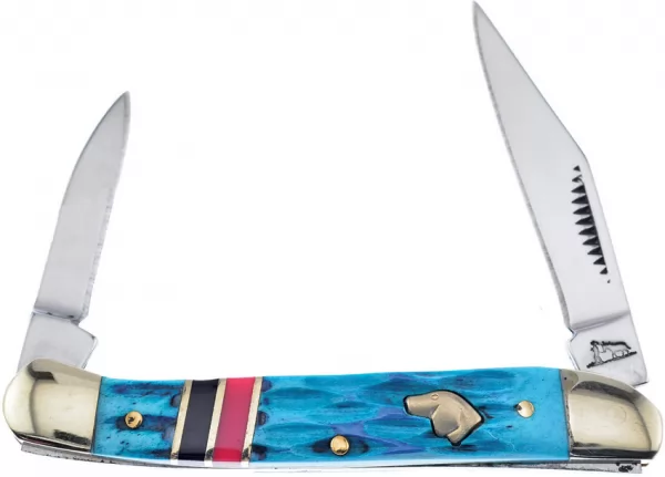 Frost Cutlery Little Copperhead Blue Jig knives FBKH216BLRB