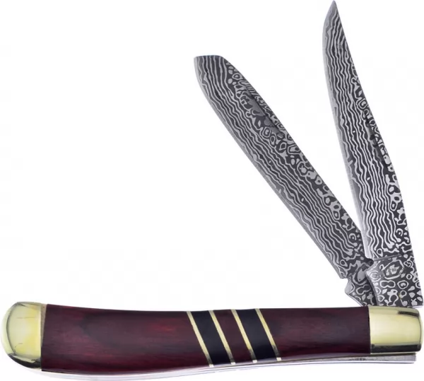 Frost Cutlery Mini Trapper Rosewood knives FBKH508RW