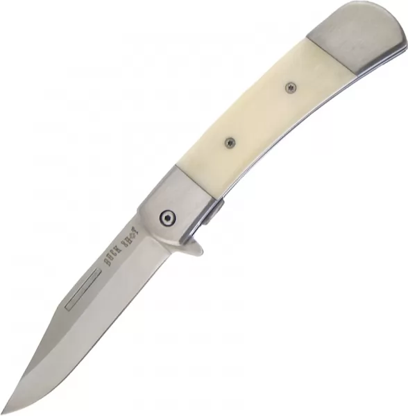 Frost Cutlery Linerlock White Bone A-O knives FBS8201WSB