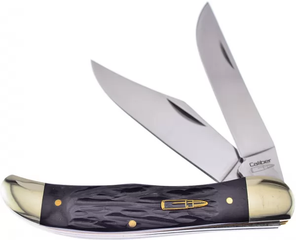 Frost Cutlery Folding Hunter Black Pick Bone knives FCAL164BPB