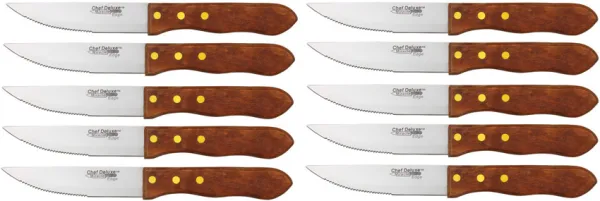 Frost Cutlery Chef Deluxe 10 Pc Steak Set knives FCD02