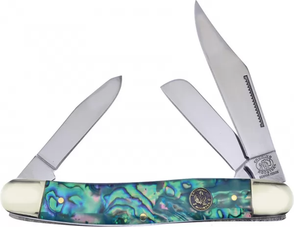 Frost Cutlery Large Stockman SW Abalone knives FCR066SAB