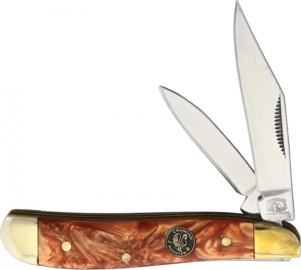 Frost Cutlery Peanut Whiskey River Resin knives FCR107WR
