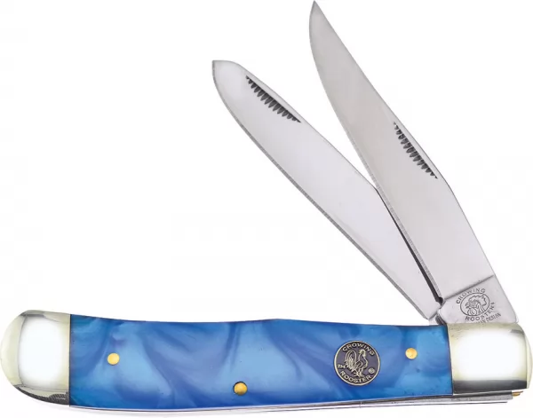 Frost Cutlery Trapper Blue Bayou Resin knives FCR108BBY